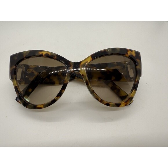 Marc Jacobs 109/S O2VCC Tortoise Brown Cat Eye Sunglasses 54-16 140 & Gucci Case - Picture 10 of 16